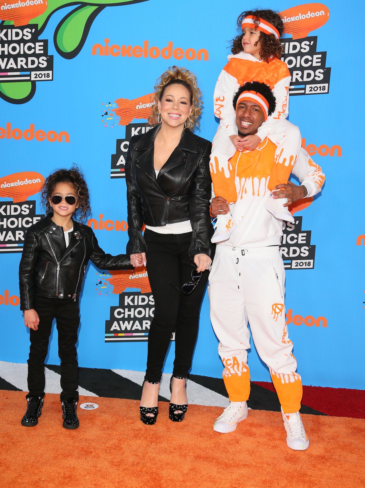 Mariah Carey, Nick Cannon, and their kids