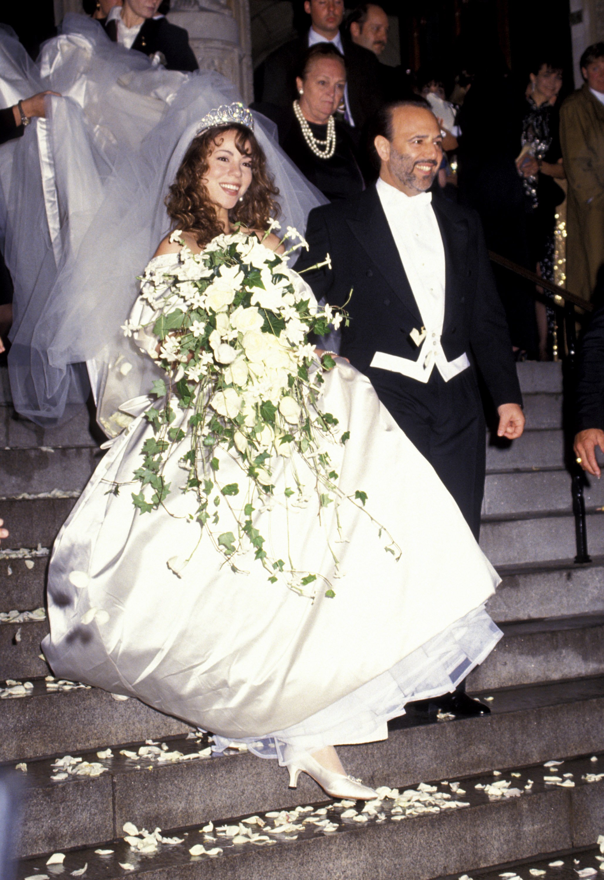 Mariah Carey and Tommy Mottola's wedding