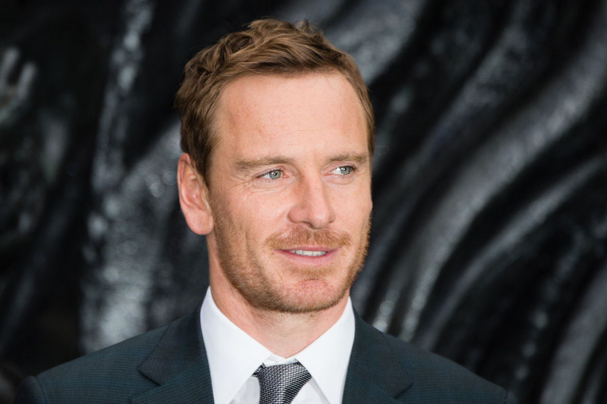 Michael Fassbender at a red carpet event.