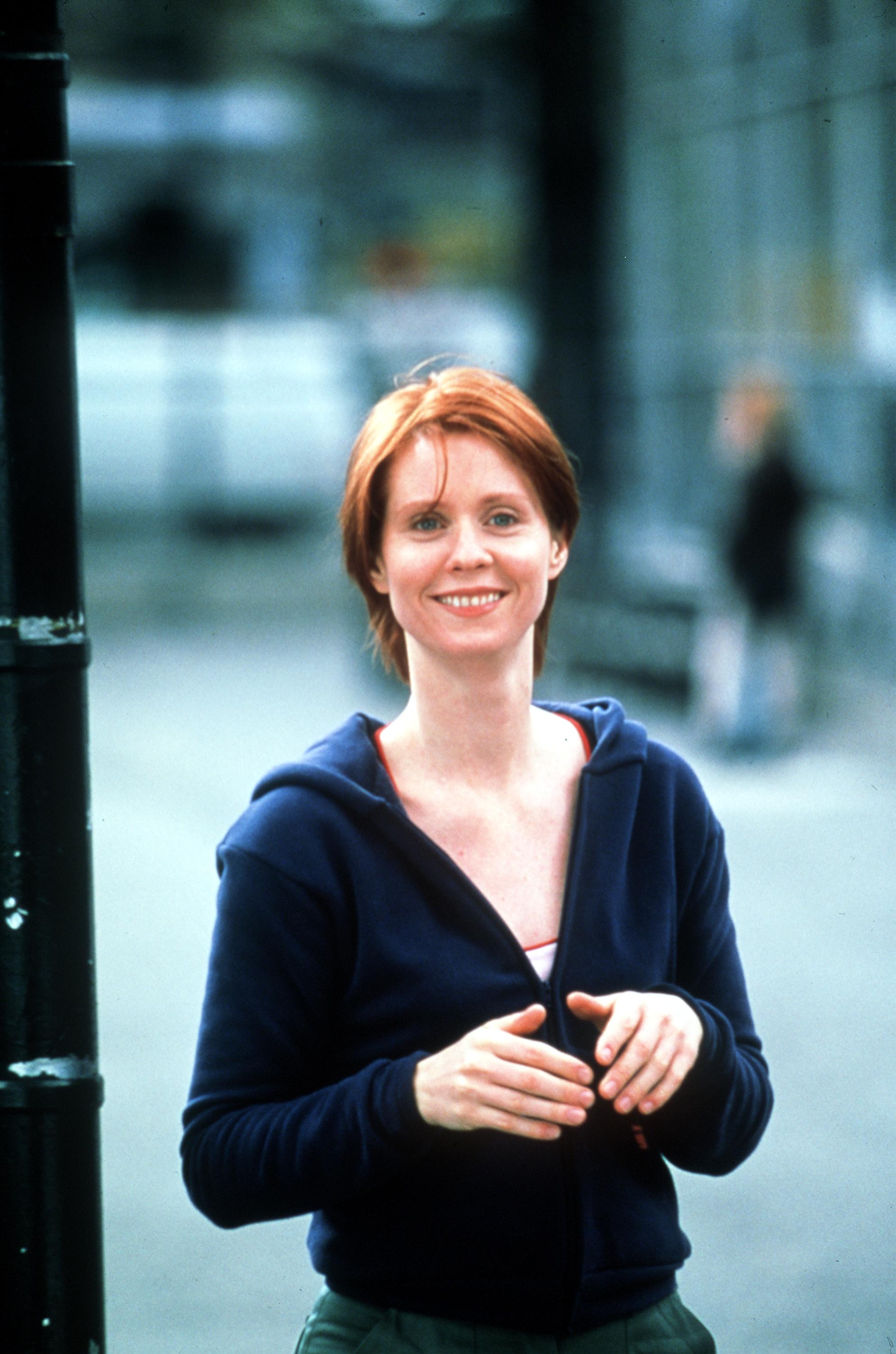 Cynthia Nixon as Miranda Hobbes in 'Sex and the City'