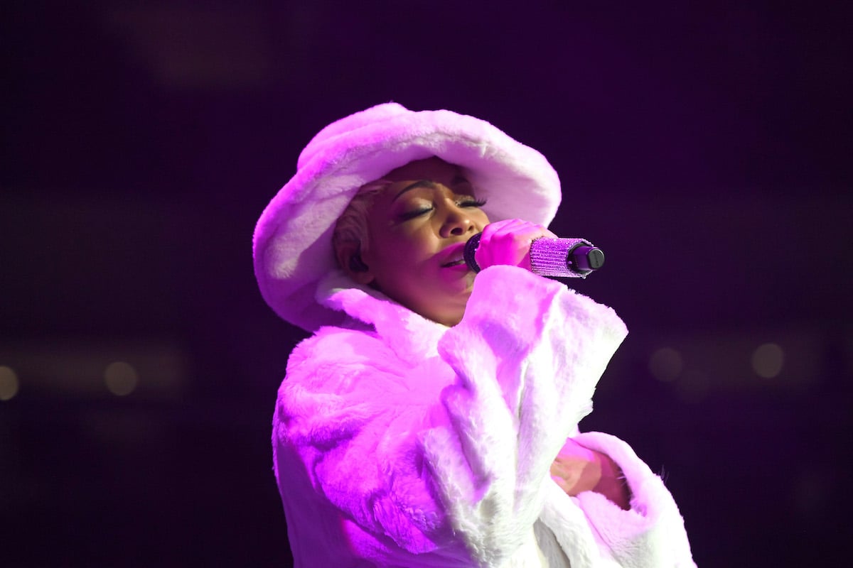 Monica performs in concert during 2019 V-103 Winterfest