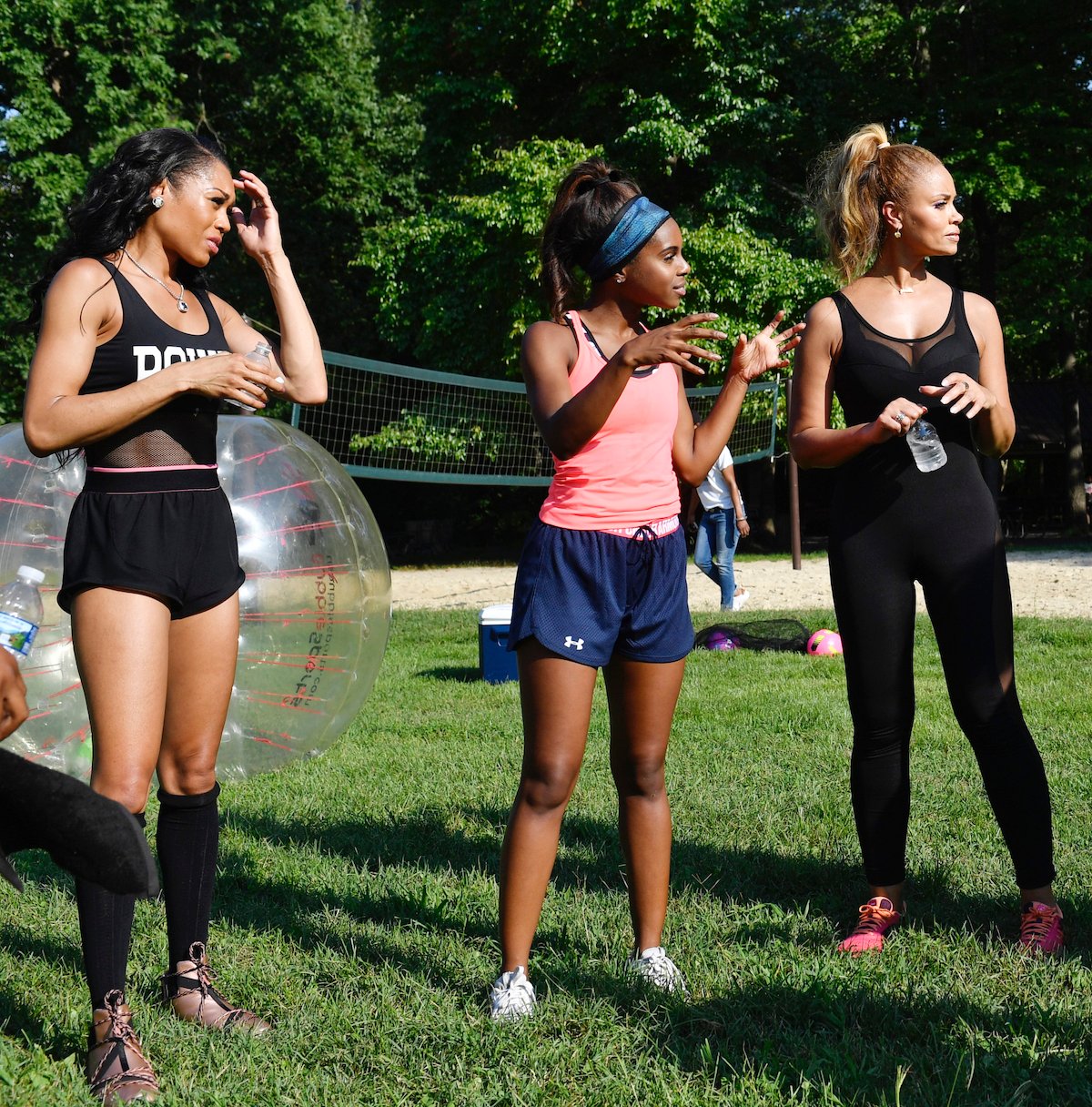 Monique Samuels, Candiace Dillard, and Gizelle Bryant