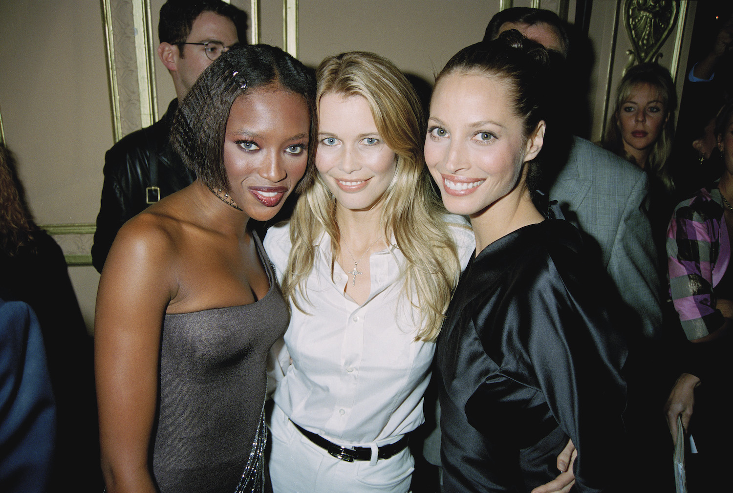 Naomi Campbell, Claudia Schiffer, and Christy Turlington