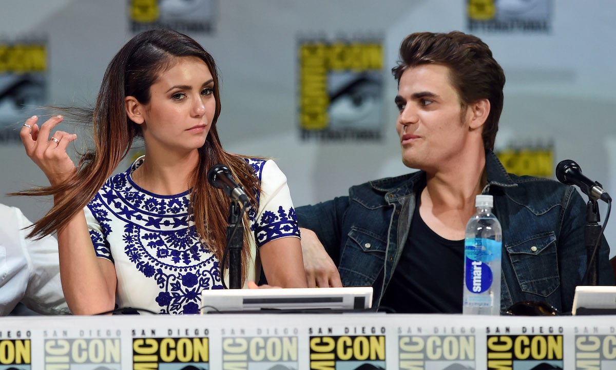 Nina Dobrev and Paul Wesley