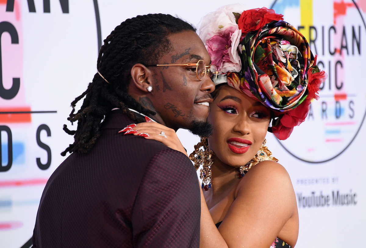 Offset and Cardi B on the red carpet