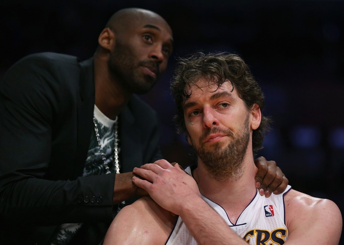 Pau Gasol and Kobe Bryant