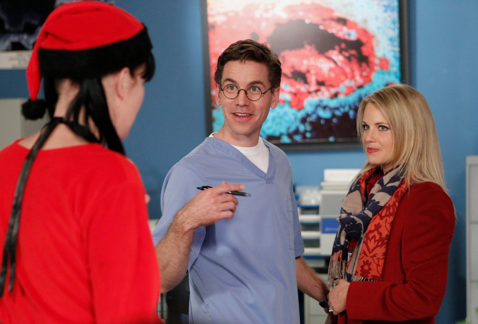Pauley Perrette, Brian Dietzen, and Michelle Pierce on 'NCIS' | Sonja Flemming/CBS via Getty Images