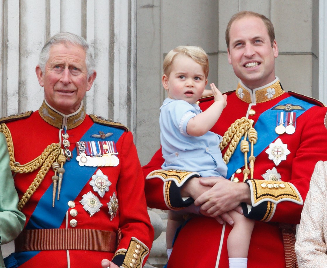 Prince Charles, Prince George, and Prince William