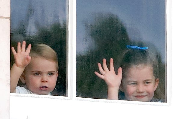 Prince Louis and Princess Charlotte 