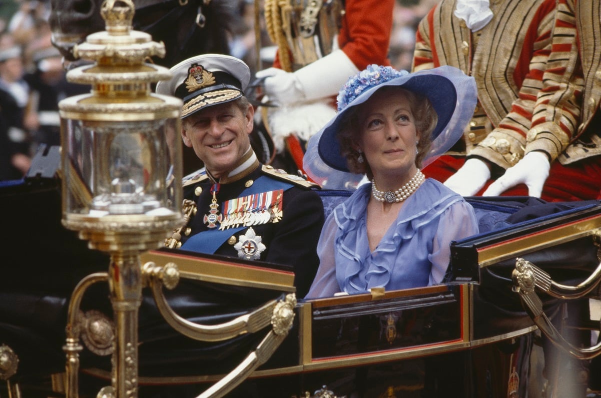 Prince Philip and Princess Diana's mother, Frances Shand Kydd
