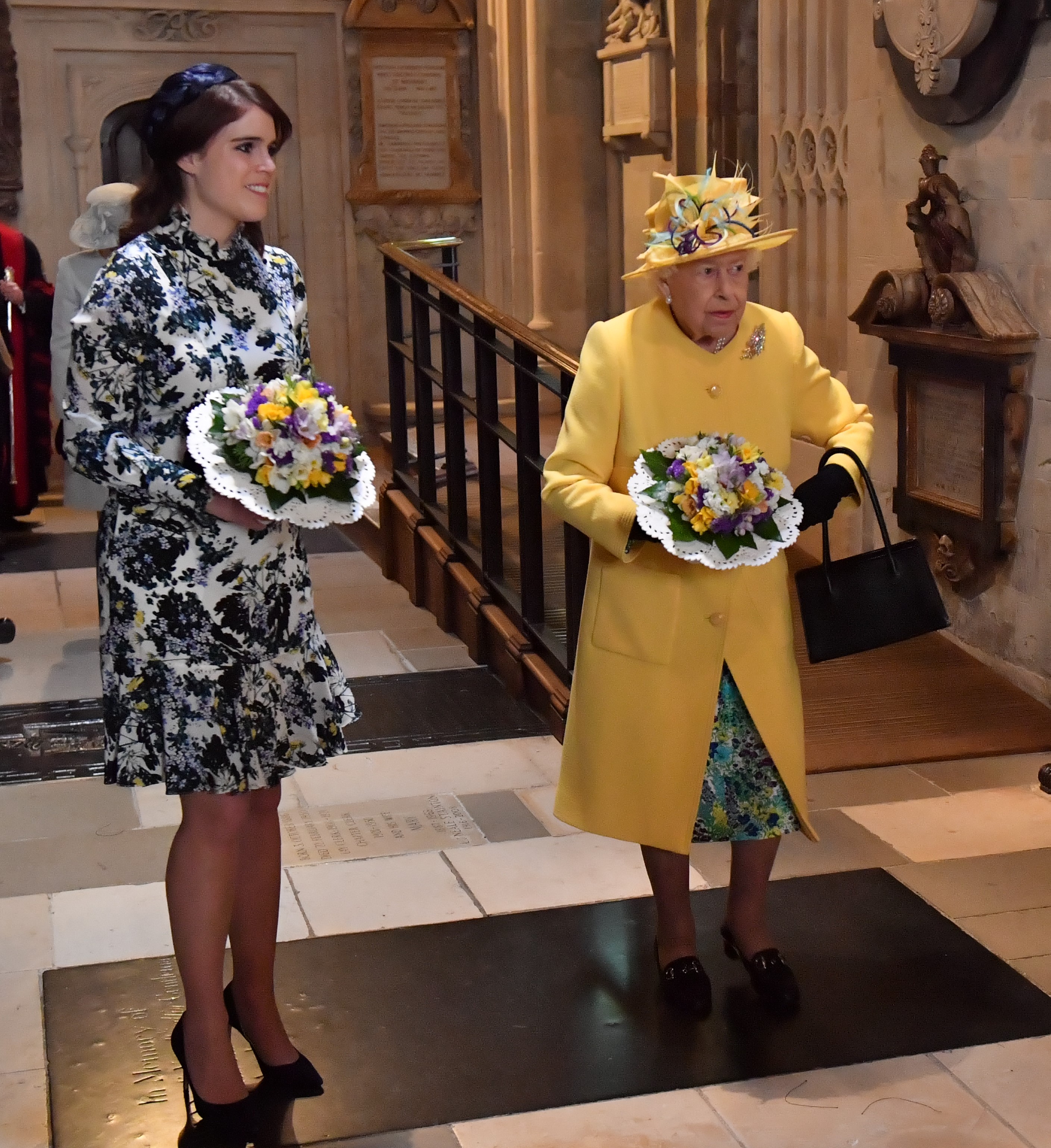 Princess Eugenie and Queen Elizabeth II 