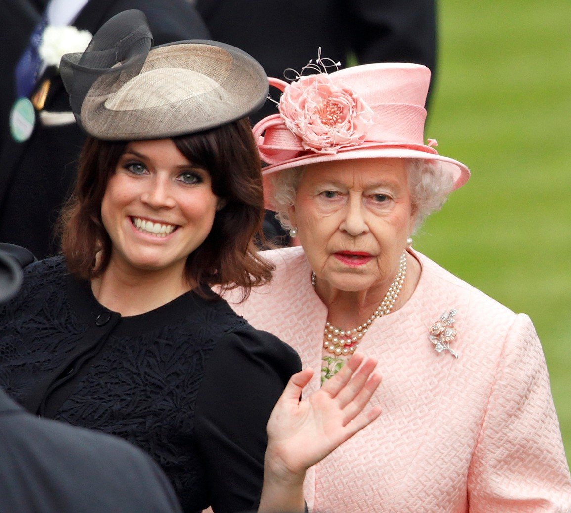 Princess Eugenie and Queen Elizabeth II