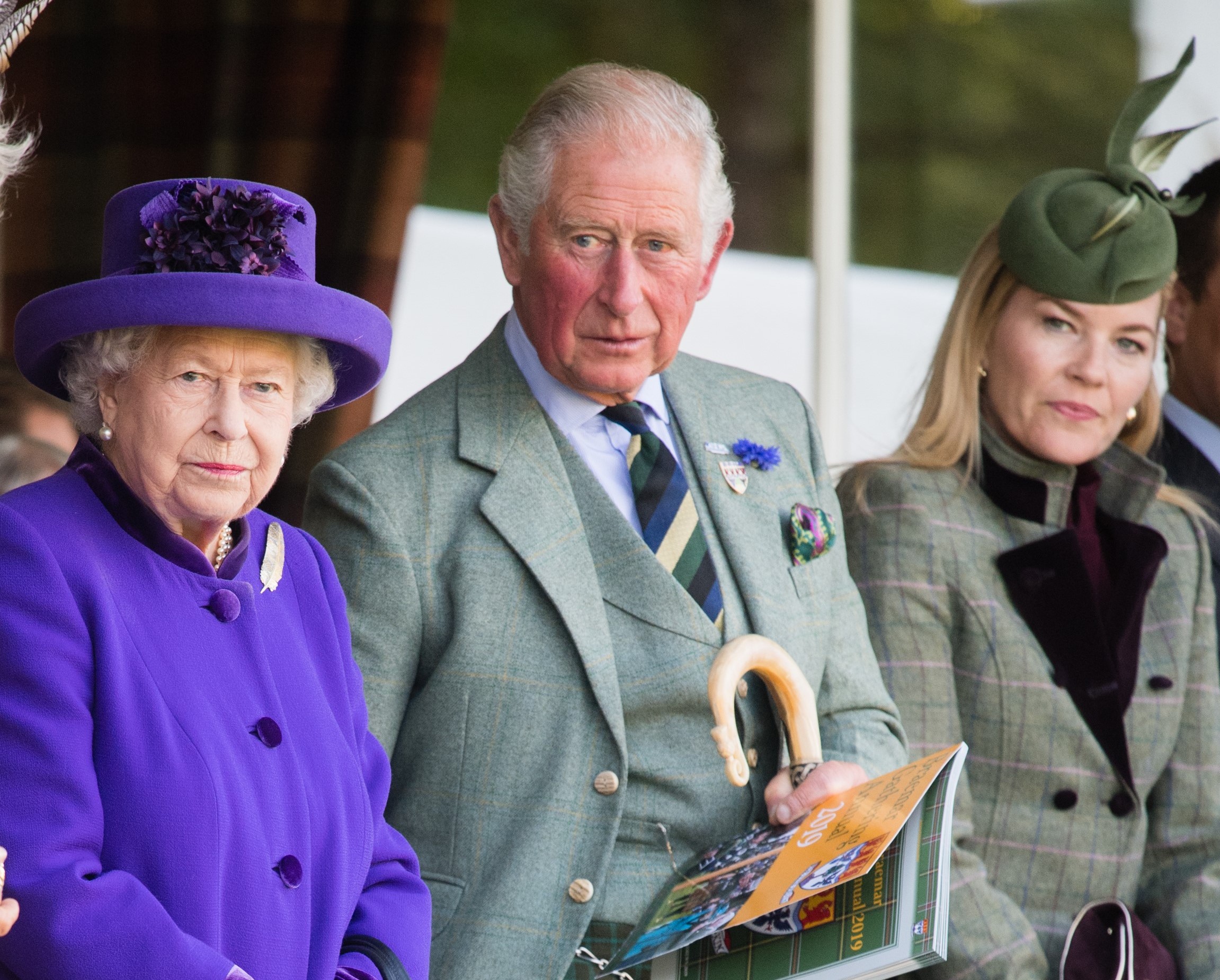 Queen Elizabeth II, Prince Charles, and Autumn Phillips