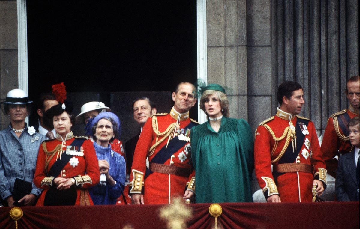 Queen Elizabeth II, Prince Philip, Princess Diana, Prince Charles