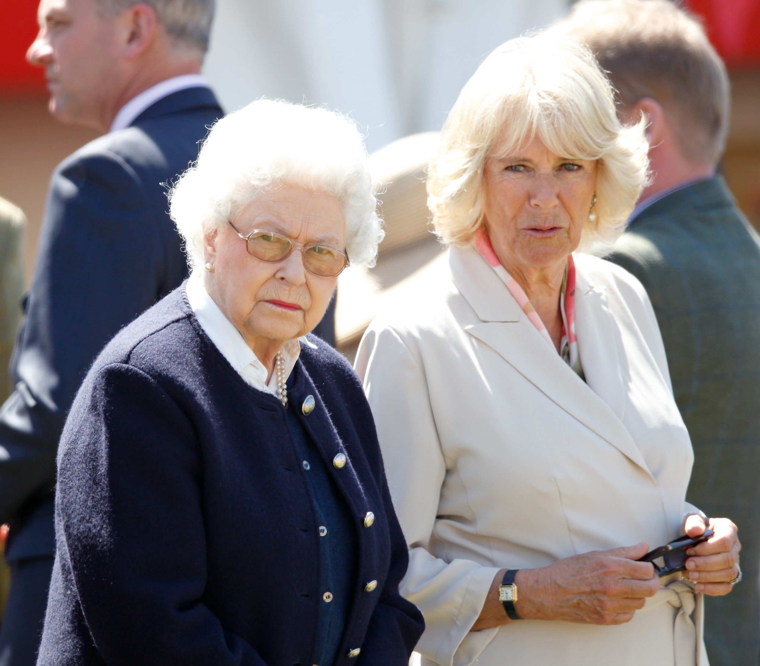 Queen Elizabeth II and Camilla Parker Bowles