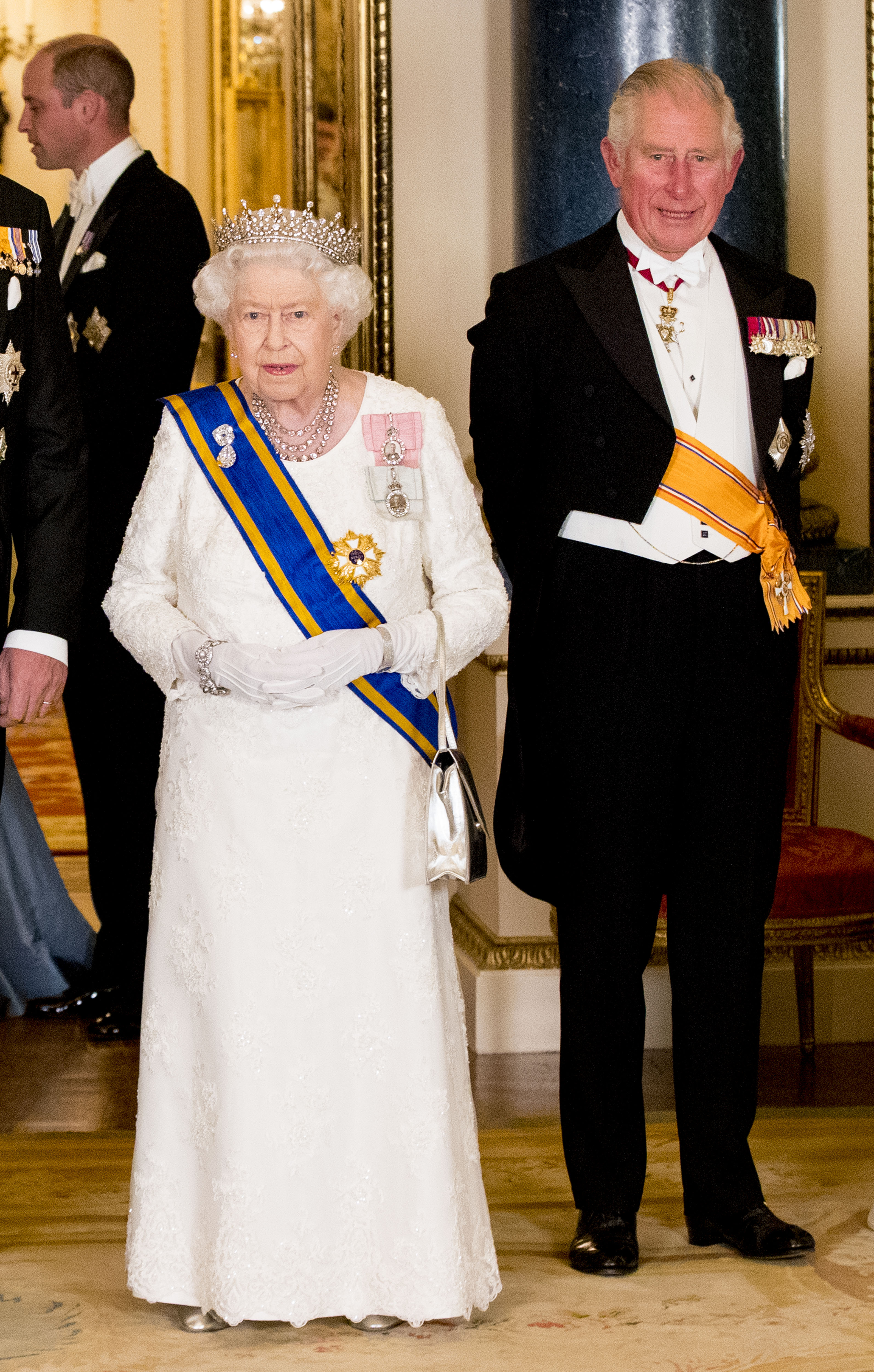 Queen Elizabeth II and Prince Charles