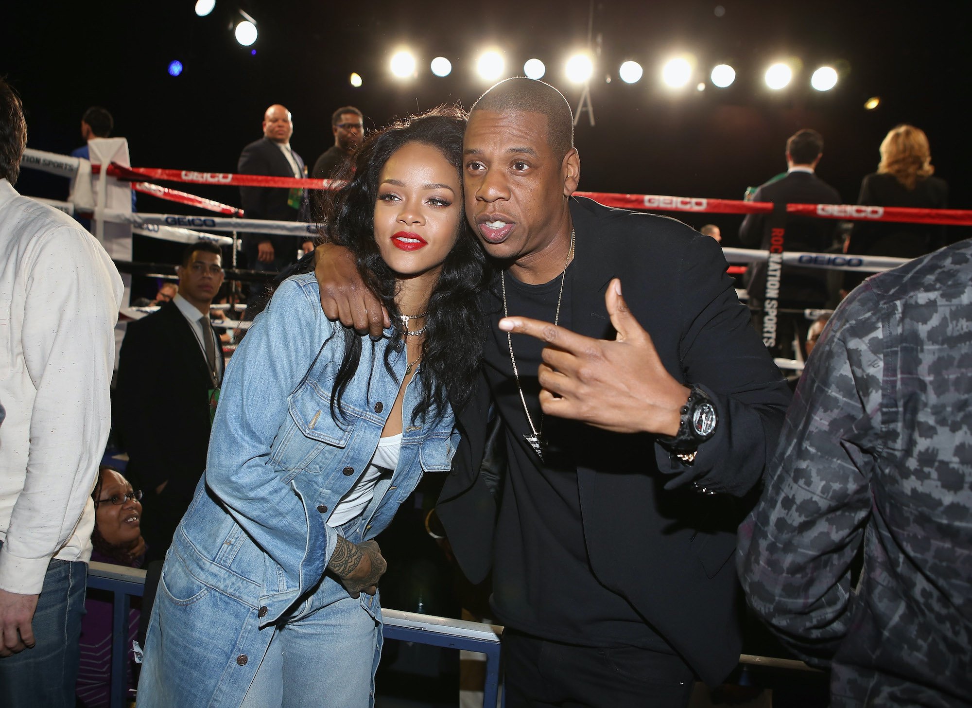 Rihanna and Jay-Z