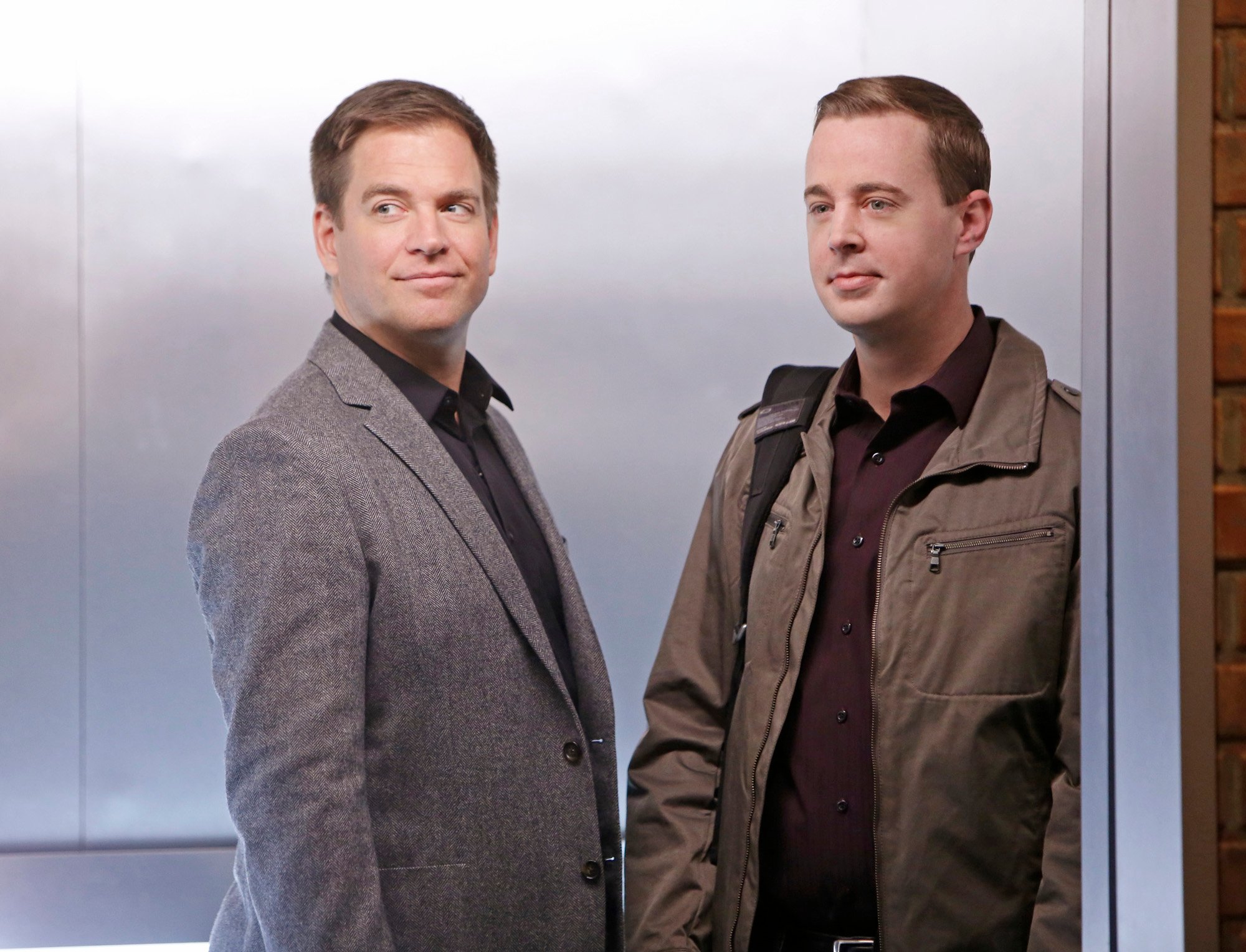 NCIS Sean Murray and Michael Weatherly