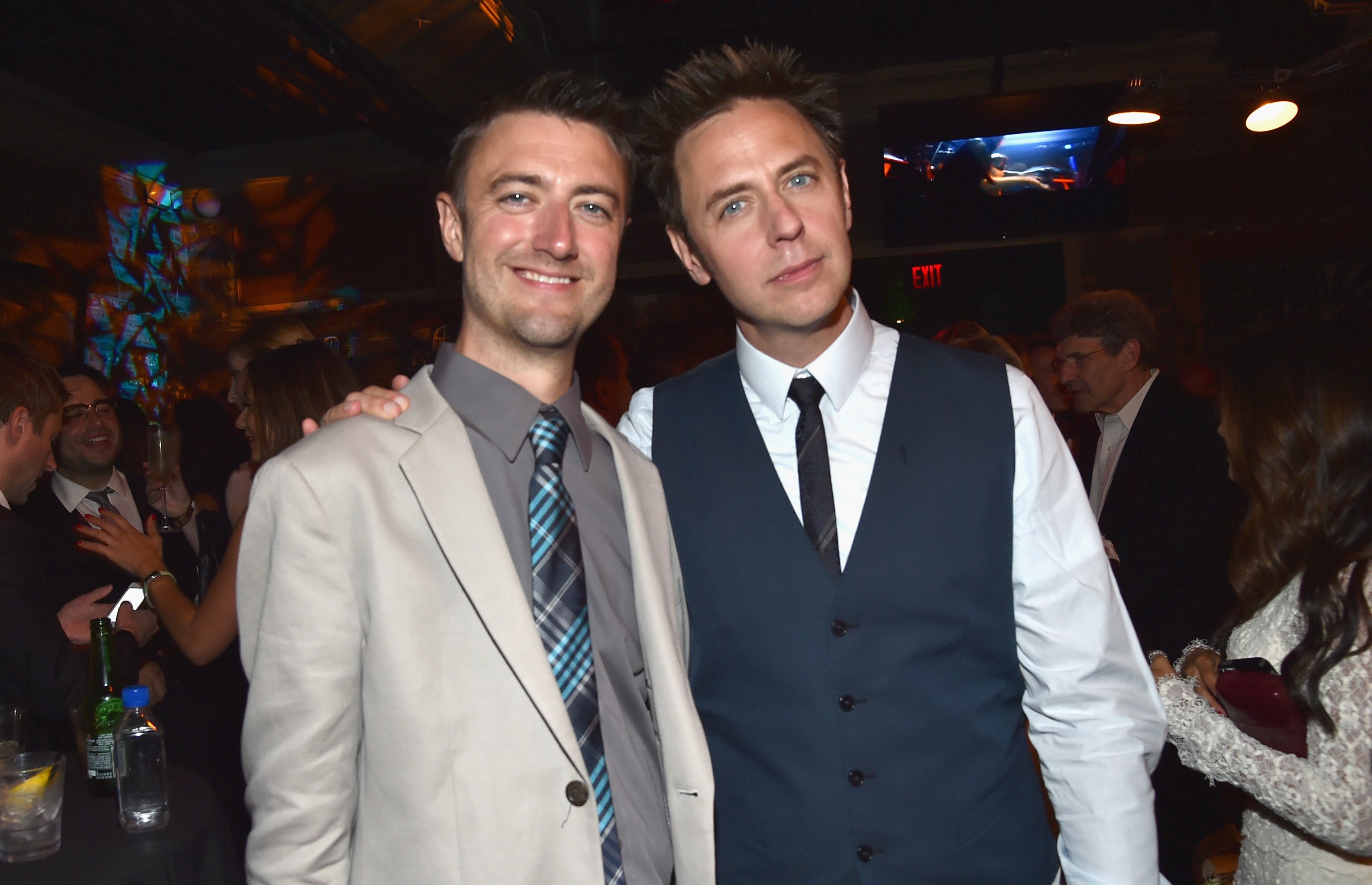 Sean Gunn and James Gunn attend the after party for The World Premiere of Marvel's epic space adventure 'Guardians of the Galaxy'