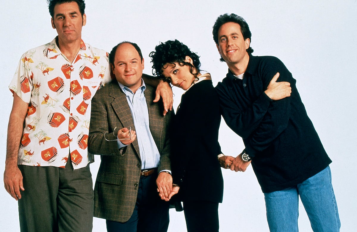 Michael Richards, Jason Alexander, Julia Louis-Dreyfus, and Jerry Seinfeld