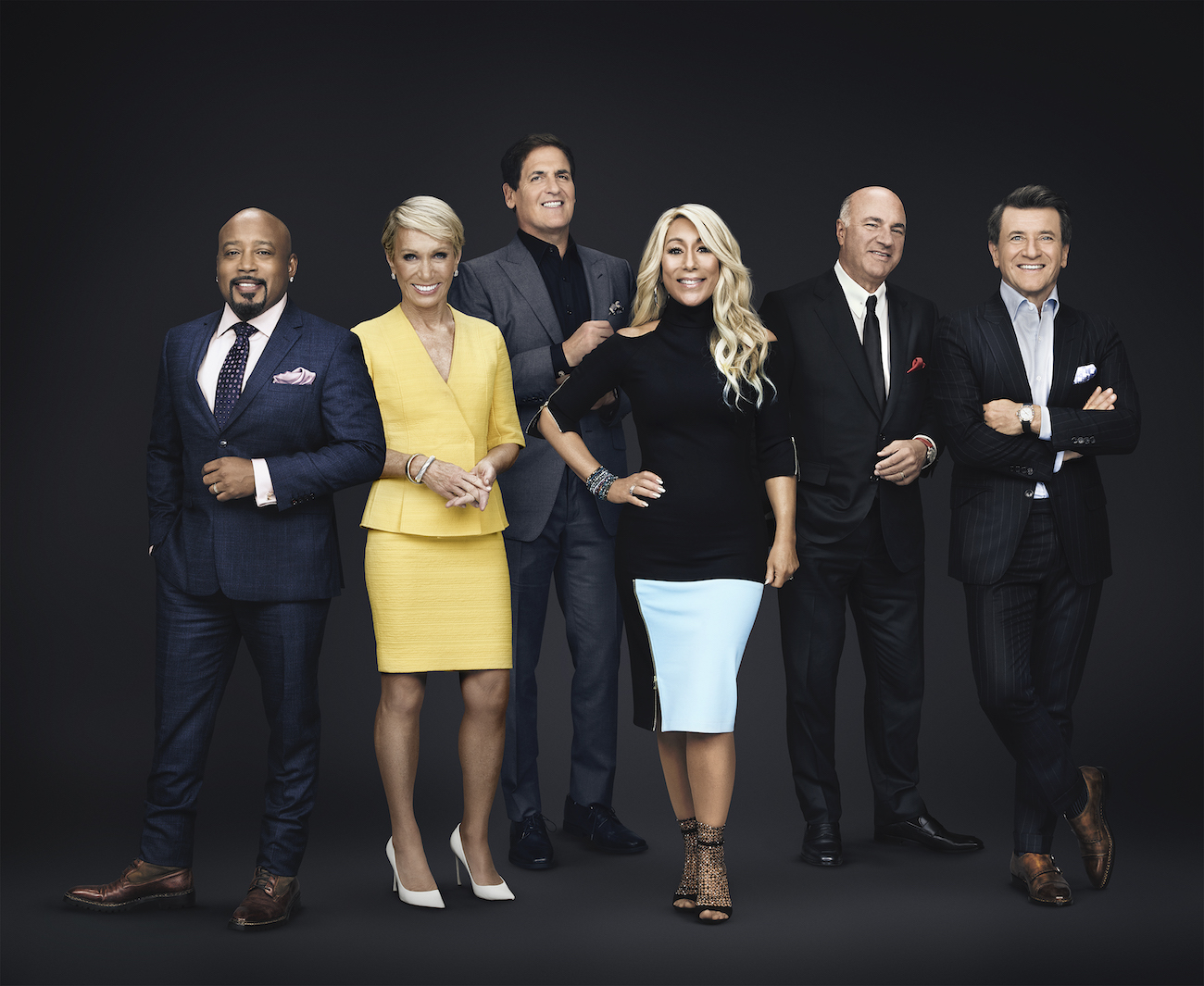 Daymond John, Barbara Corcoran, Mark Cuban, Lori Greiner, Kevin O'Leary, and Robert Herjavec of 'Shark Tank