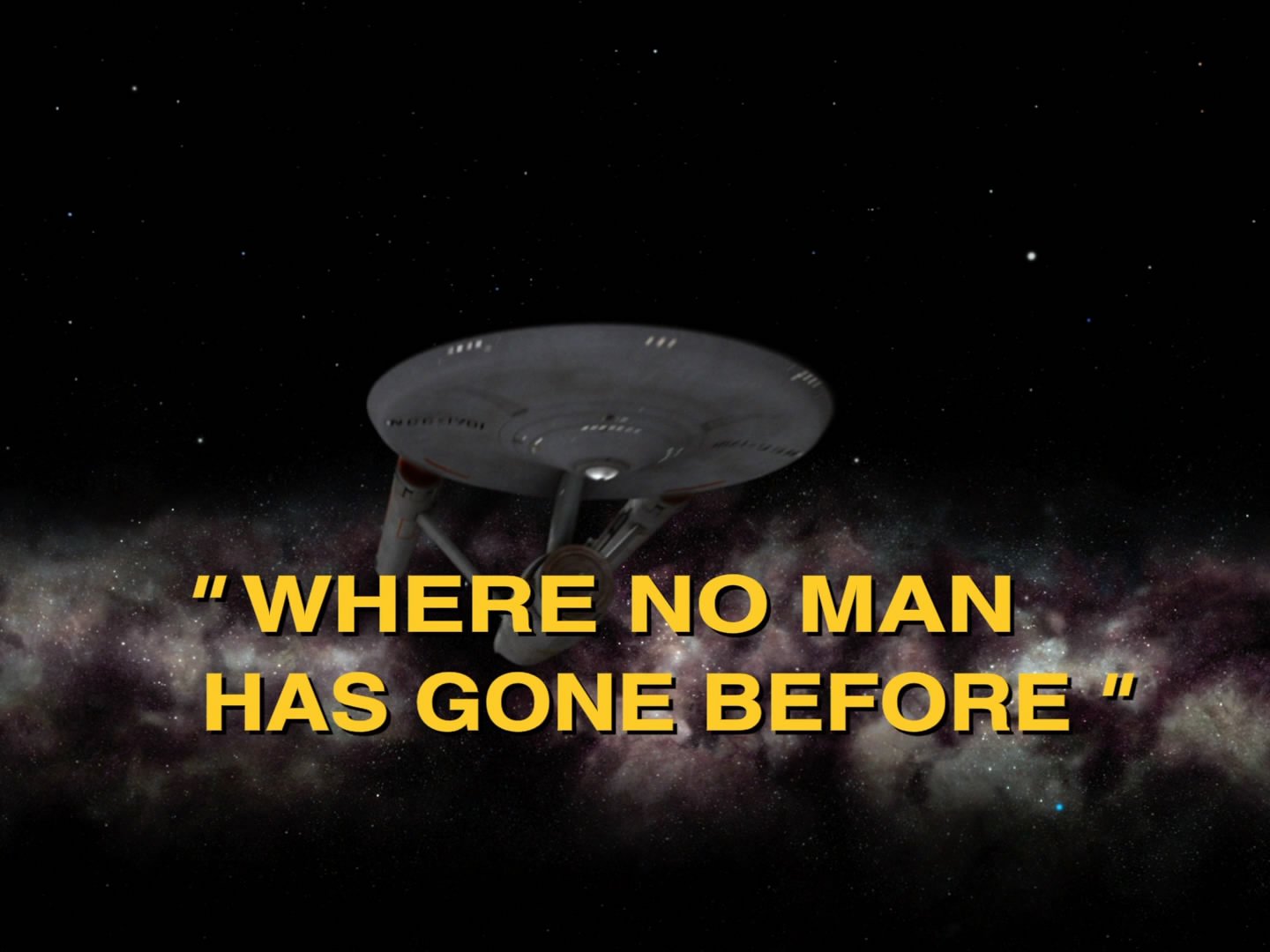 The opening title of 'Star Trek', Season 1, Episode 3