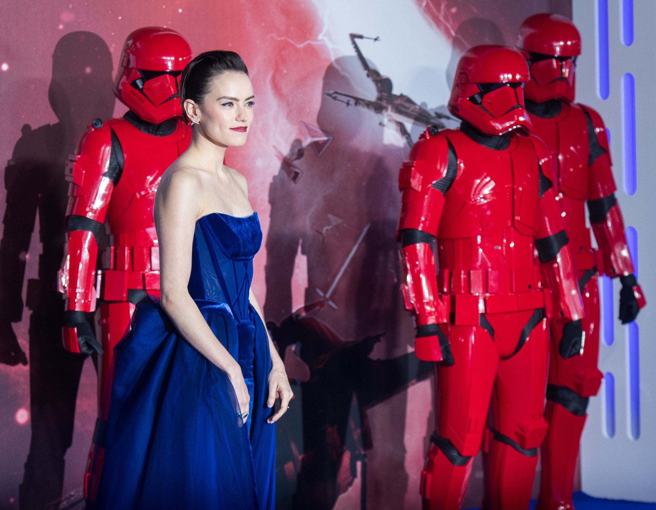 Daisy Ridley attends 'Star Wars: The Rise of Skywalker' 