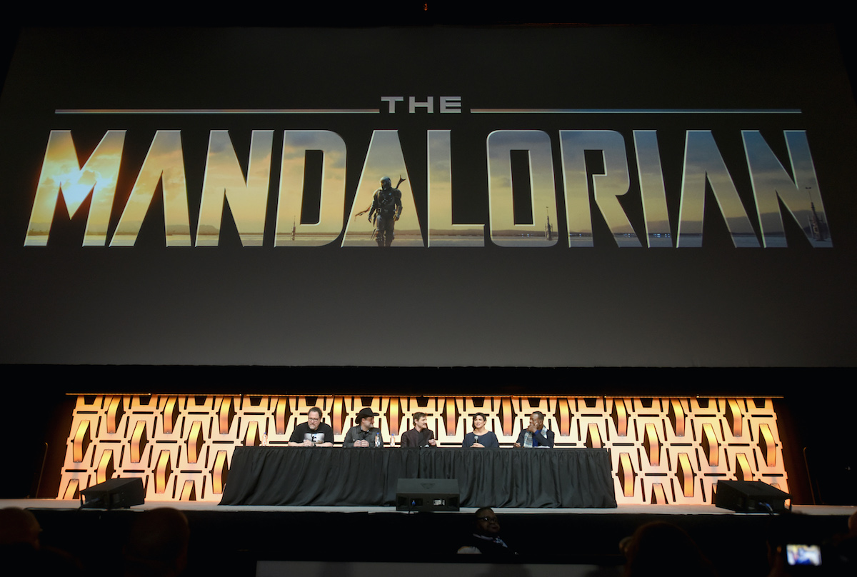 The cast and crew of 'The Mandalorian' at Star Wars Celebration