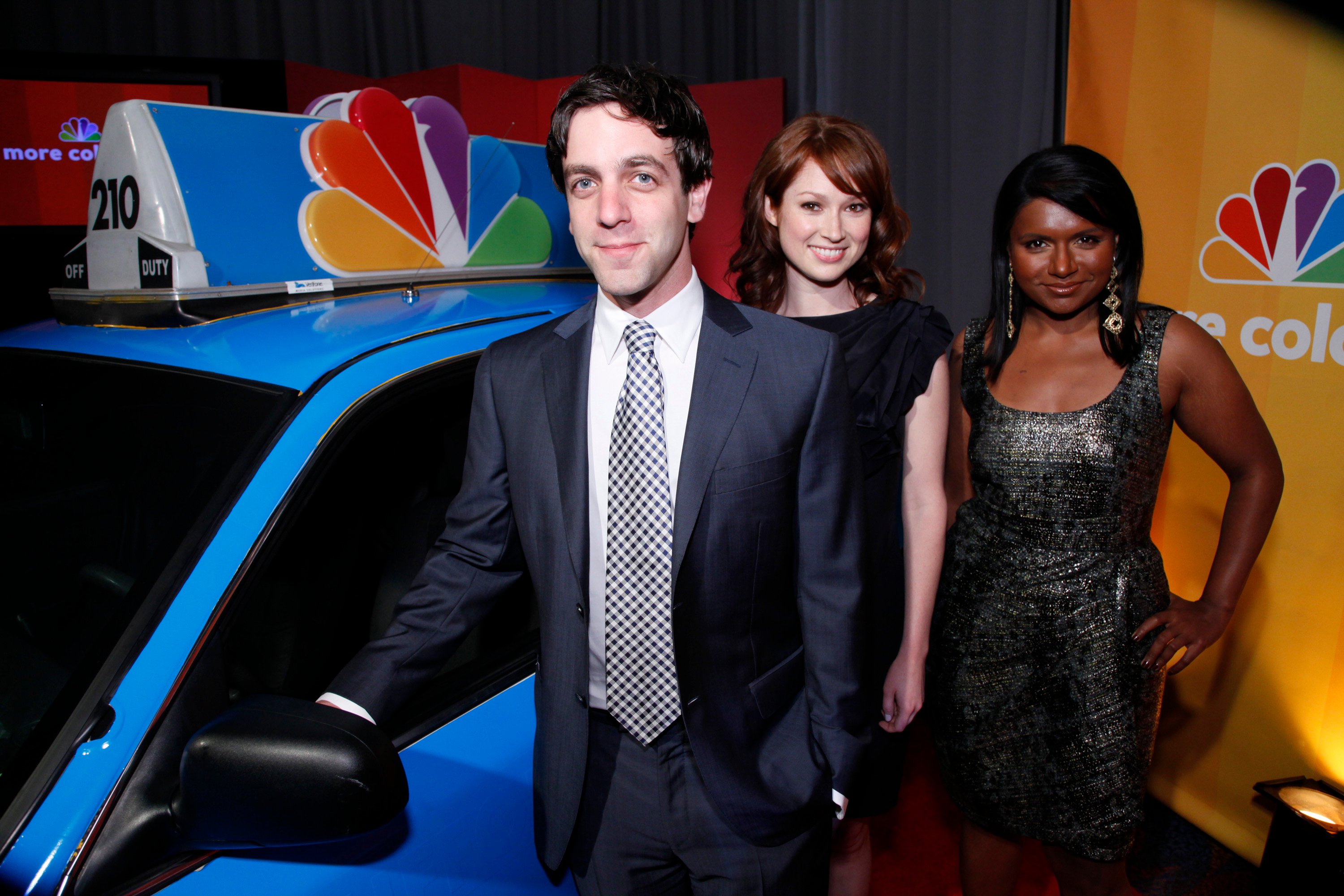 B. J. Novak, Ellie Kemper, Mindy Kaling, of "The Office" | Heidi Gutman/NBCU Photo Bank/NBCUniversal via Getty Images via Getty Images