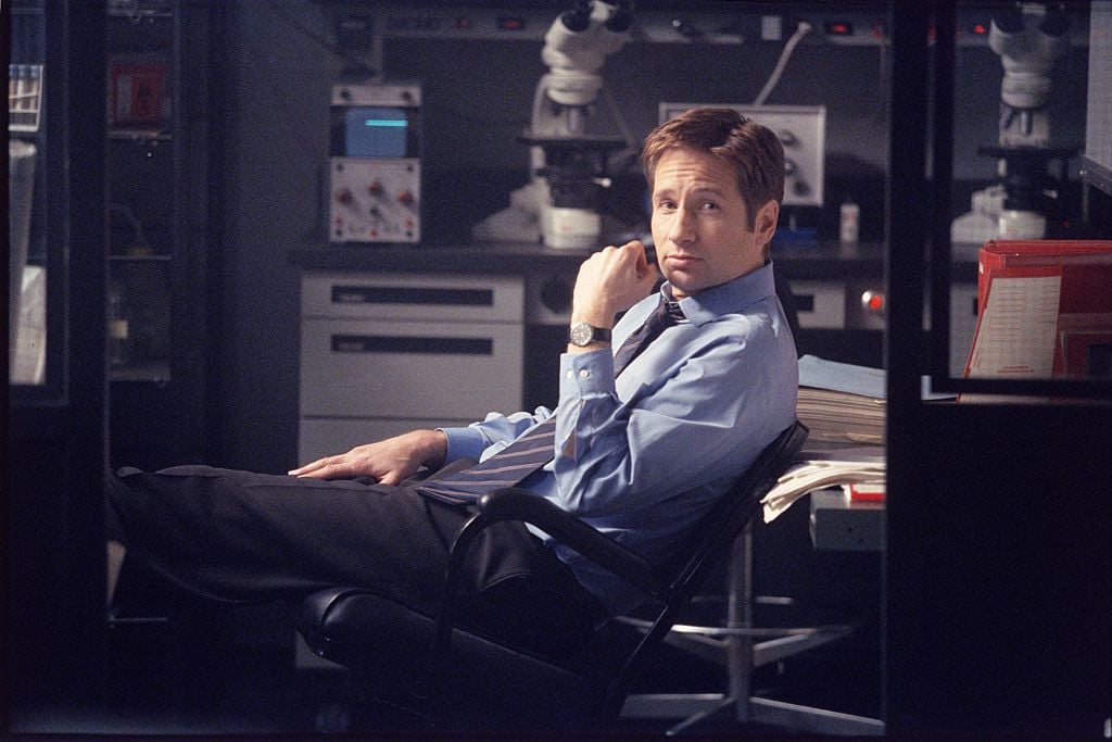 David Duchovny as Agent Fox Mulder on The X-Files