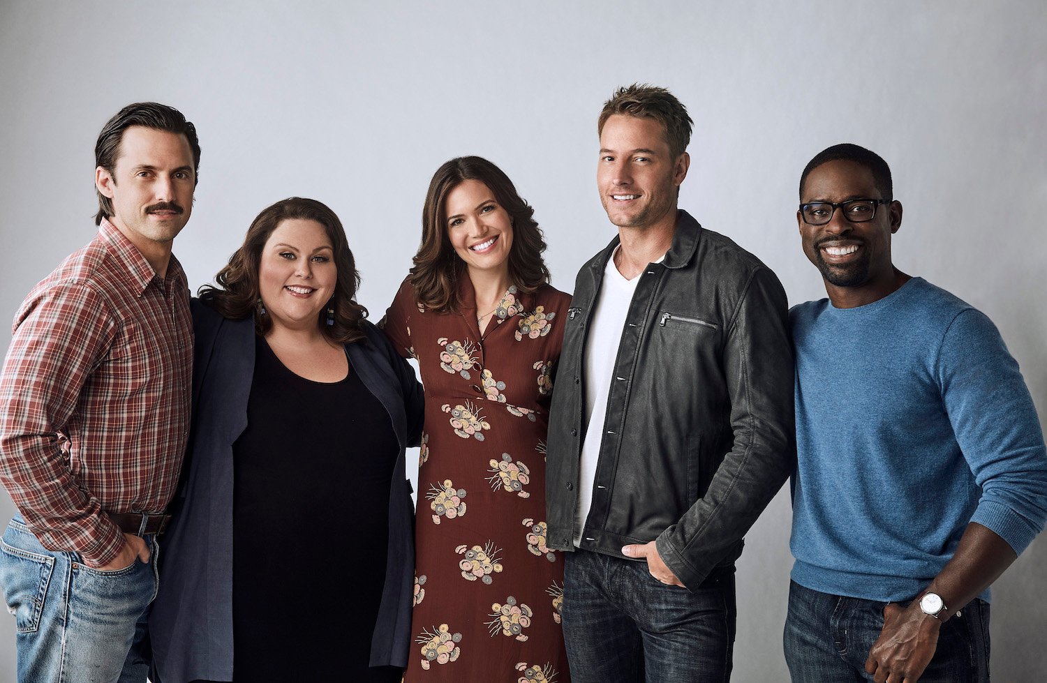 'This Is Us' cast Milo Ventimiglia, Chrissy Metz, Mandy Moore, Justin Hartley, and Sterling K. Brown