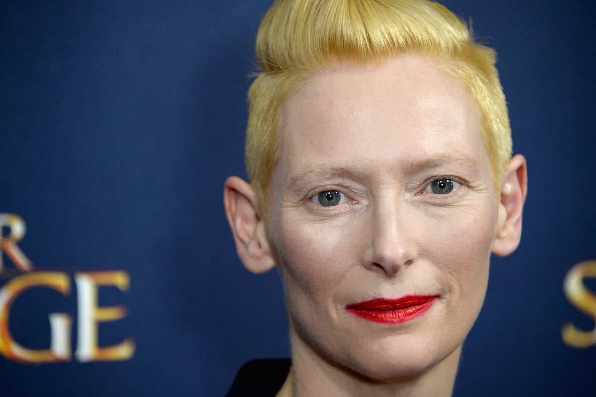 Tilda Swinton at the Doctor Strange premiere.