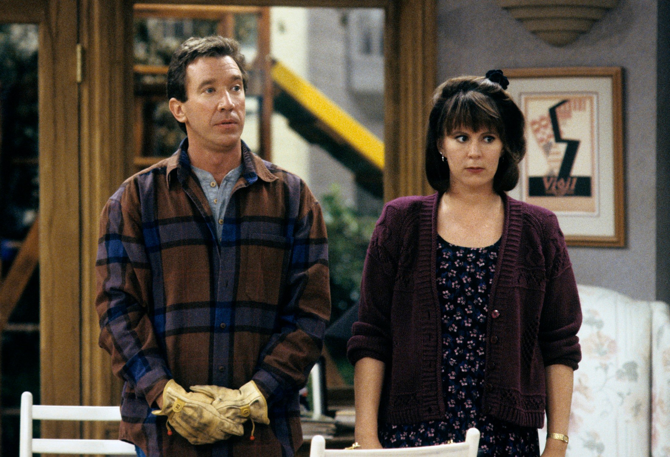 Tim Allen and Patricia Richardson appear in 'Home Improvement'