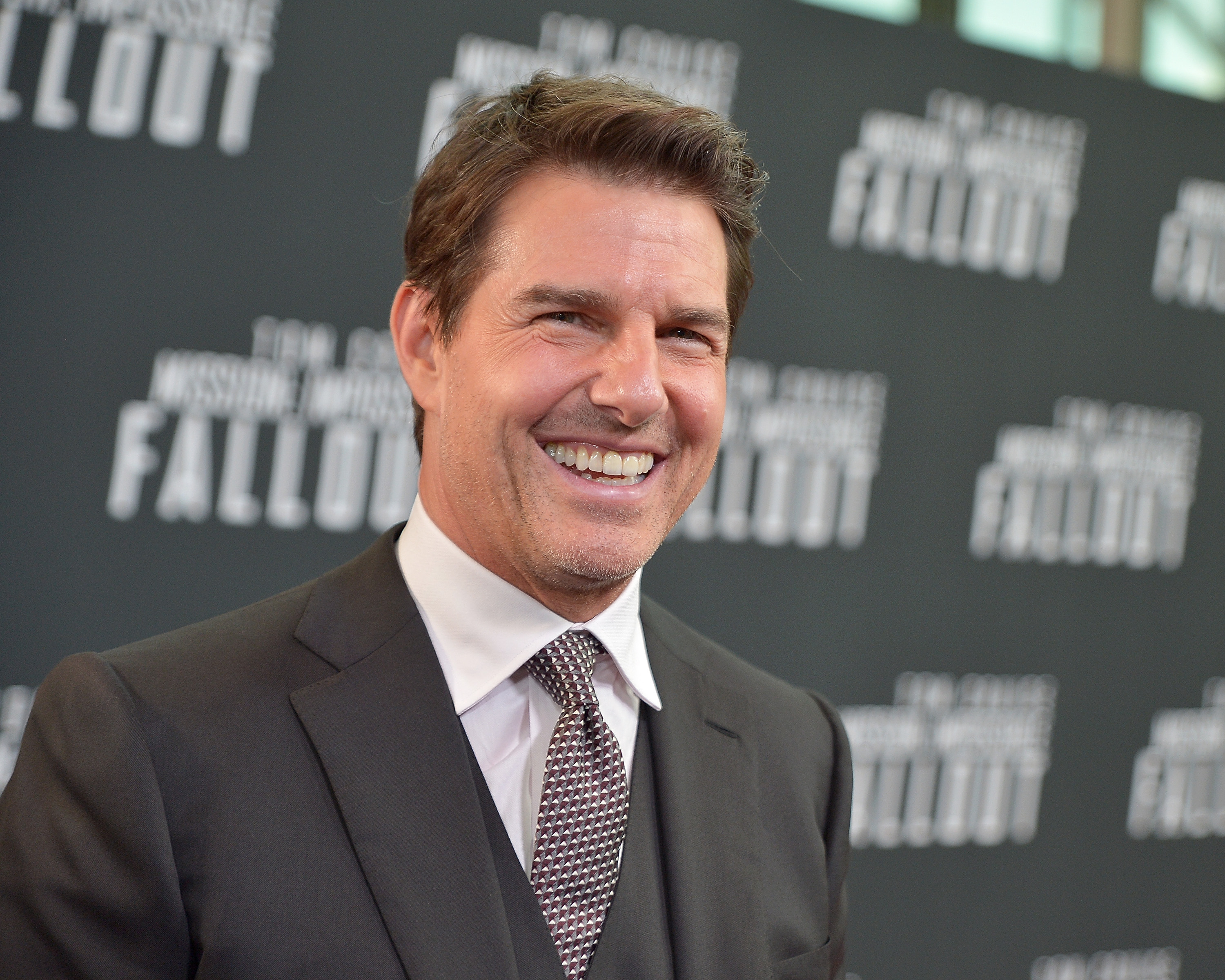 Tom Cruise attends the U.S. Premiere of 'Mission: Impossible - Fallout' at Smithsonian's National Air and Space Museum