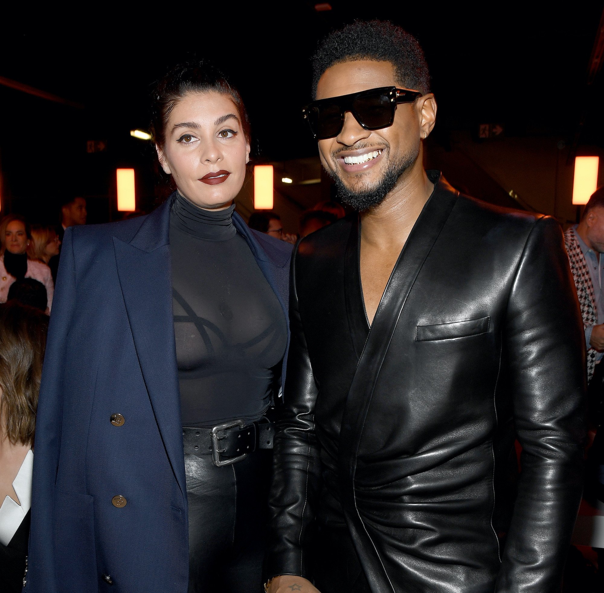 Usher and Jenn Goicoechea
