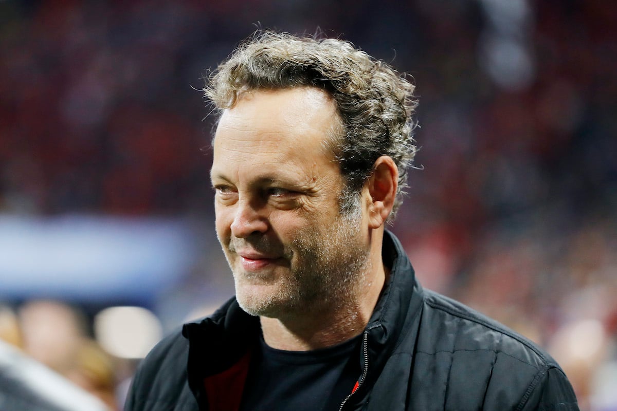 Vince Vaughn attends an SEC Championship game