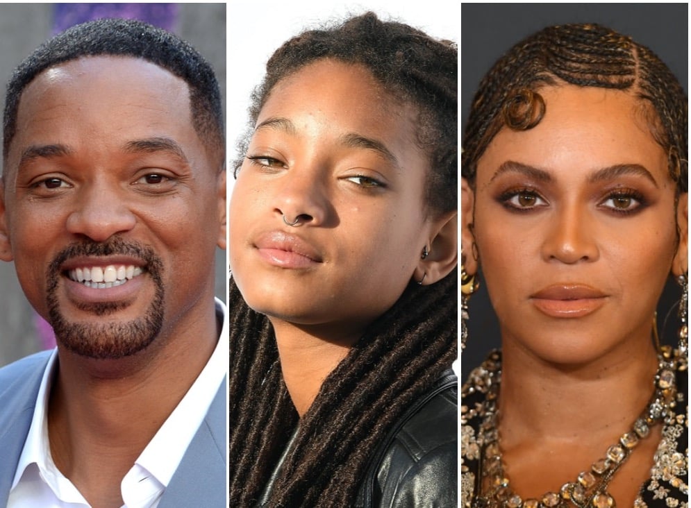 Will Smith, Willow Smith, and Beyoncé