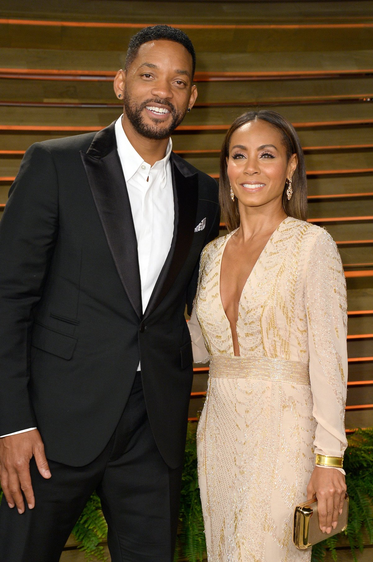 Will Smith and Jada Pinkett Smith at the 2014 Vanity Fair Oscar Party 