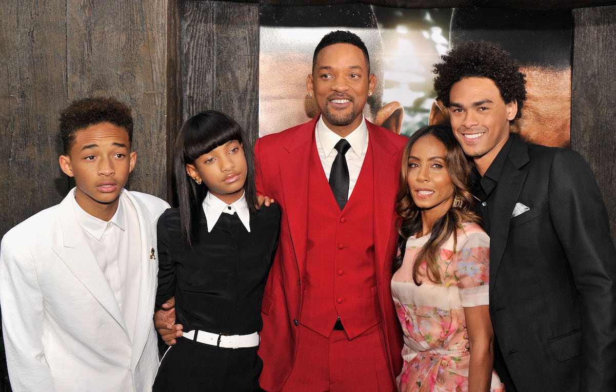 Will Smith and his family 