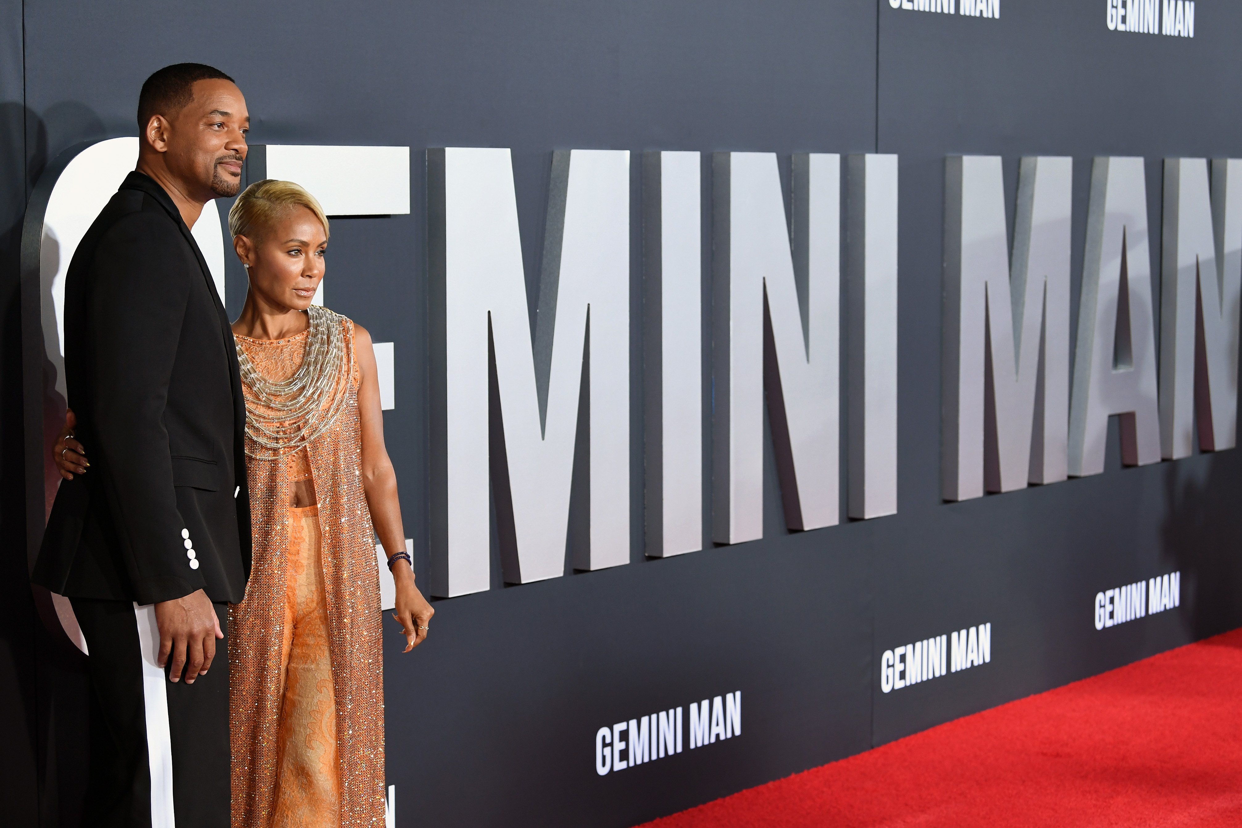 Will Smith and Jada Pinkett Smith on the red carpet