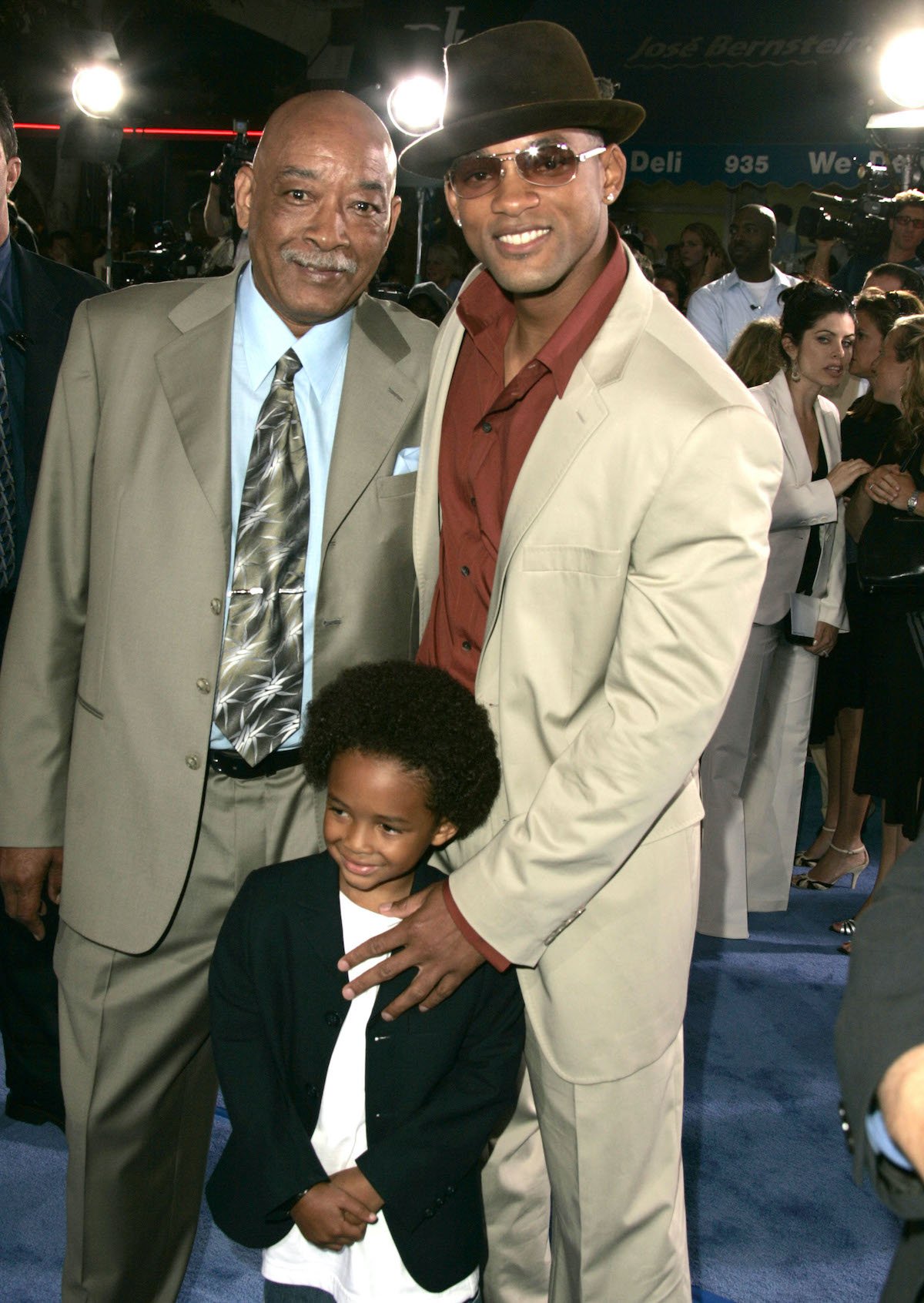 Willard Smith Sr., Will Smith, and Jaden Smith