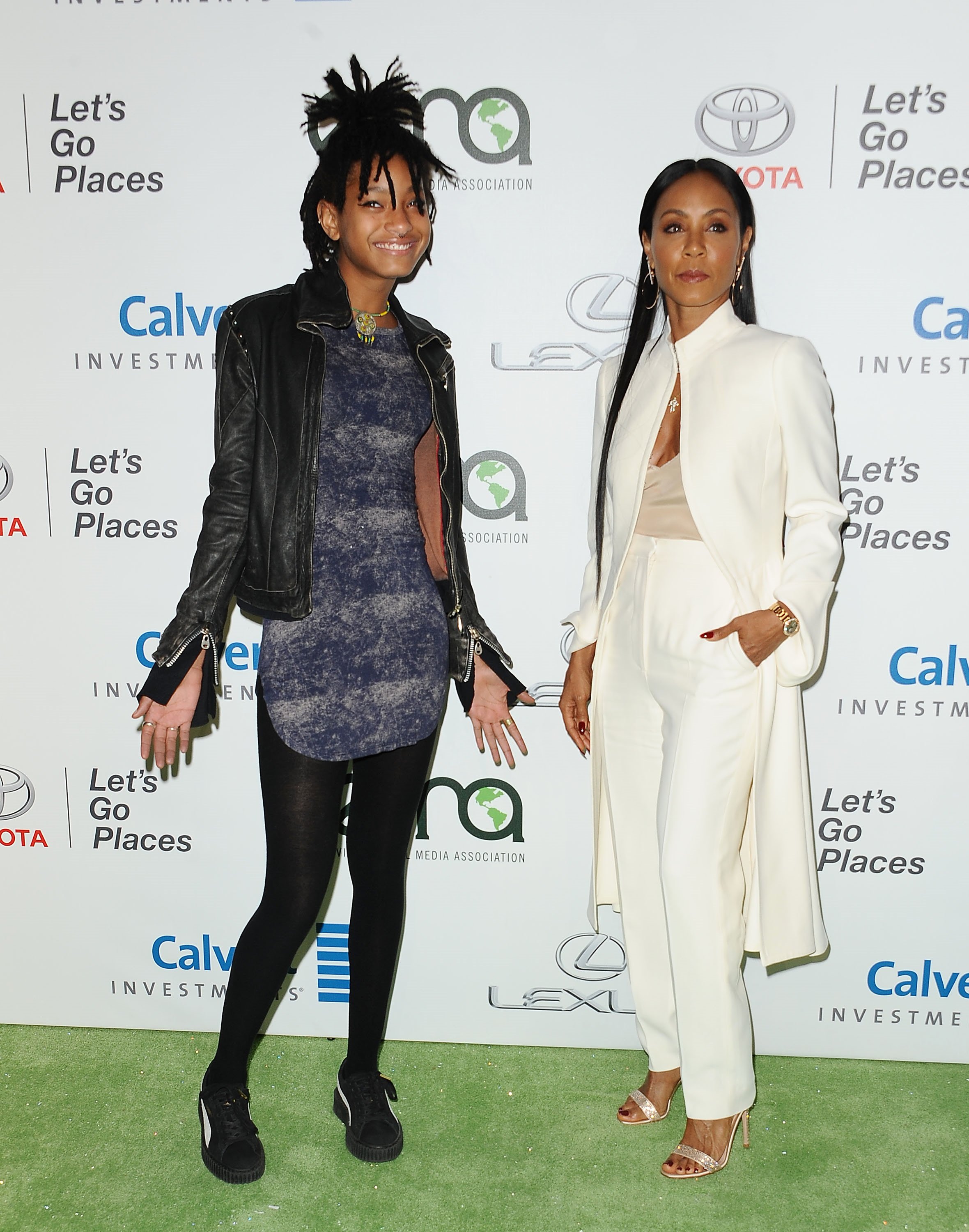 Willow Smith and Jada Pinkett Smith