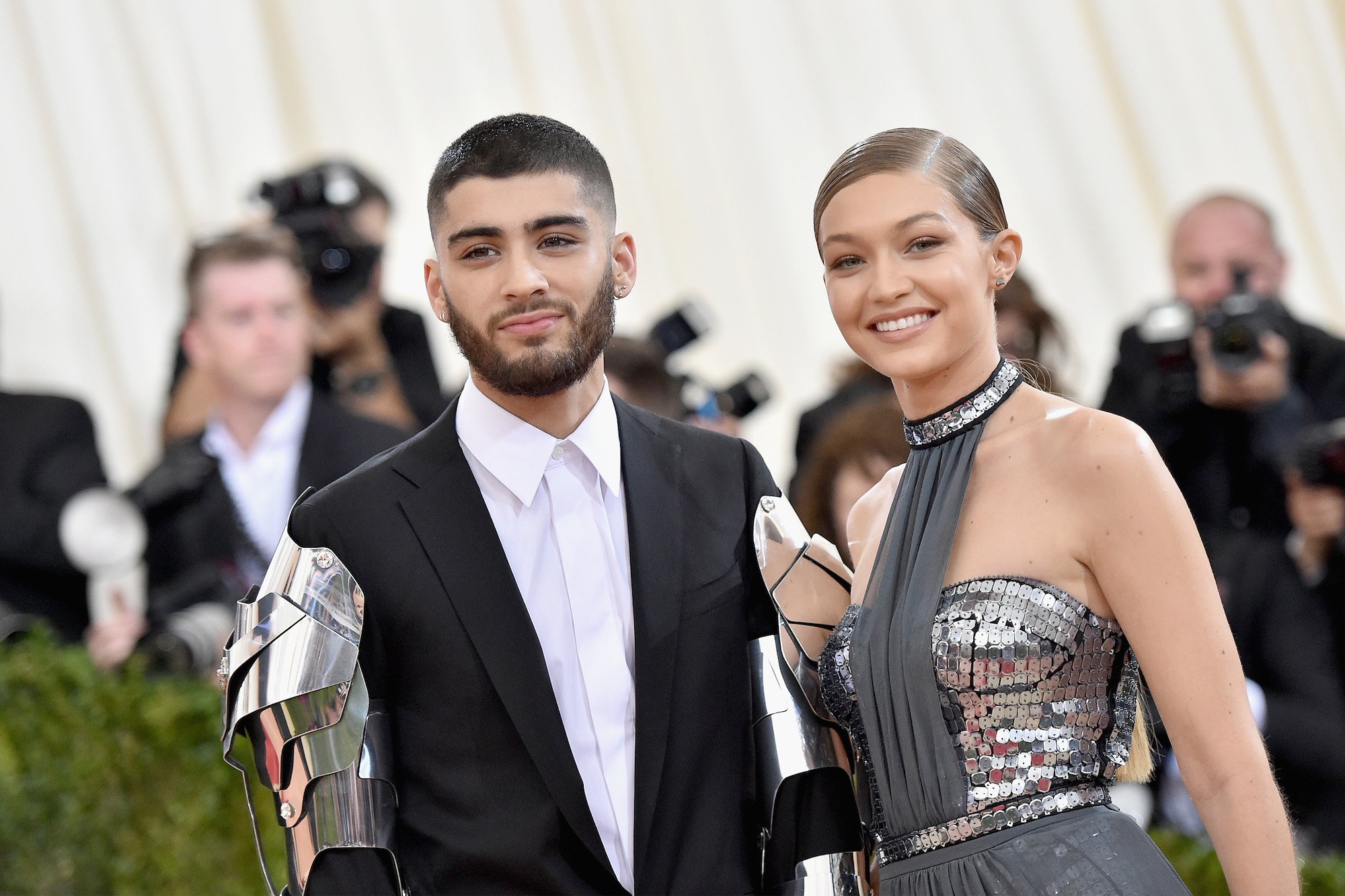 Zayn Malik and Gigi Hadid smiling