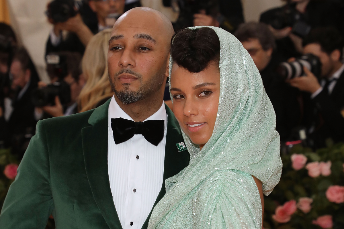 Swizz Beatz and Alicia Keys