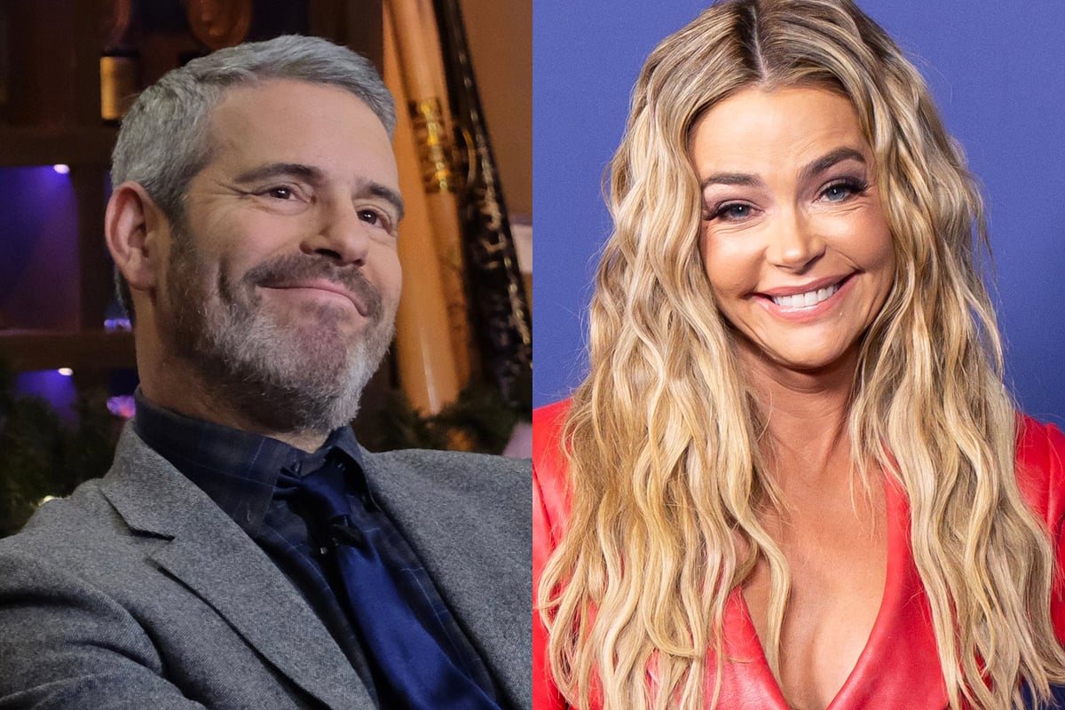 Andy Cohen and Denise Richards
