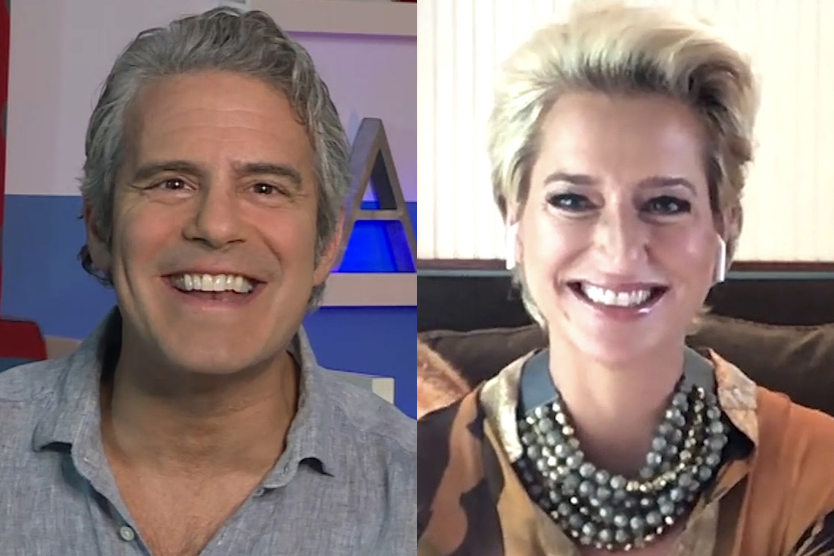 Andy Cohen and Dorinda Medley