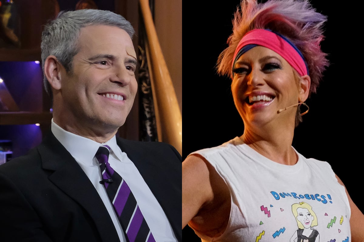 Andy Cohen and Dorinda Medley