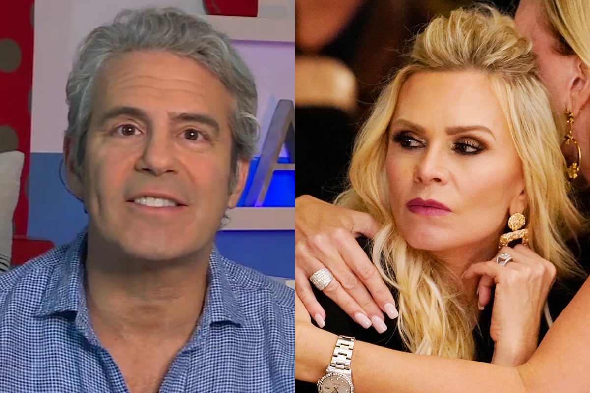 Andy Cohen and Tamra Judge