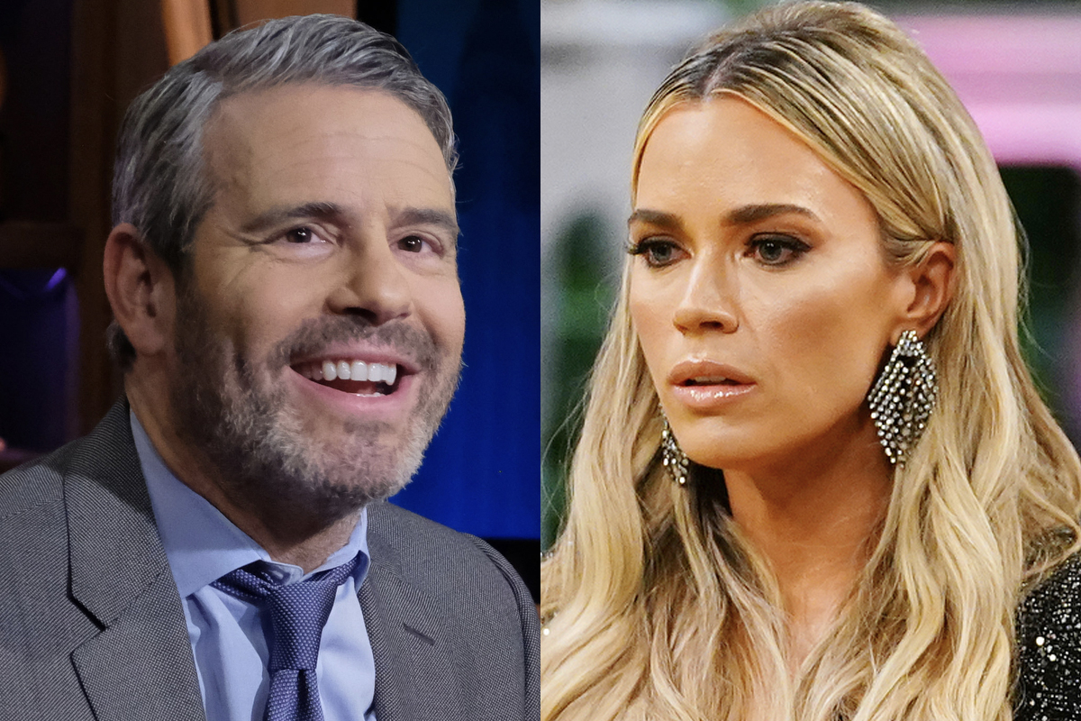 Andy Cohen and Teddi Mellencamp