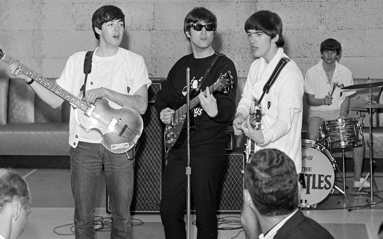 Beatles Ed Sullivan rehearsal